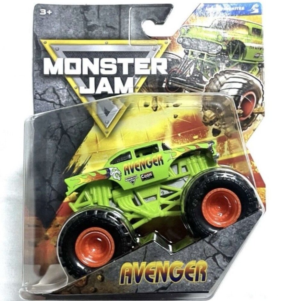SPIN MASTER MONSTER JAM 2026 AVENGER ARENA FAVORITES SERIES 45  NEW!